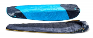 The North Face ONE sleeping bag ready for 40 degree temperatures. 