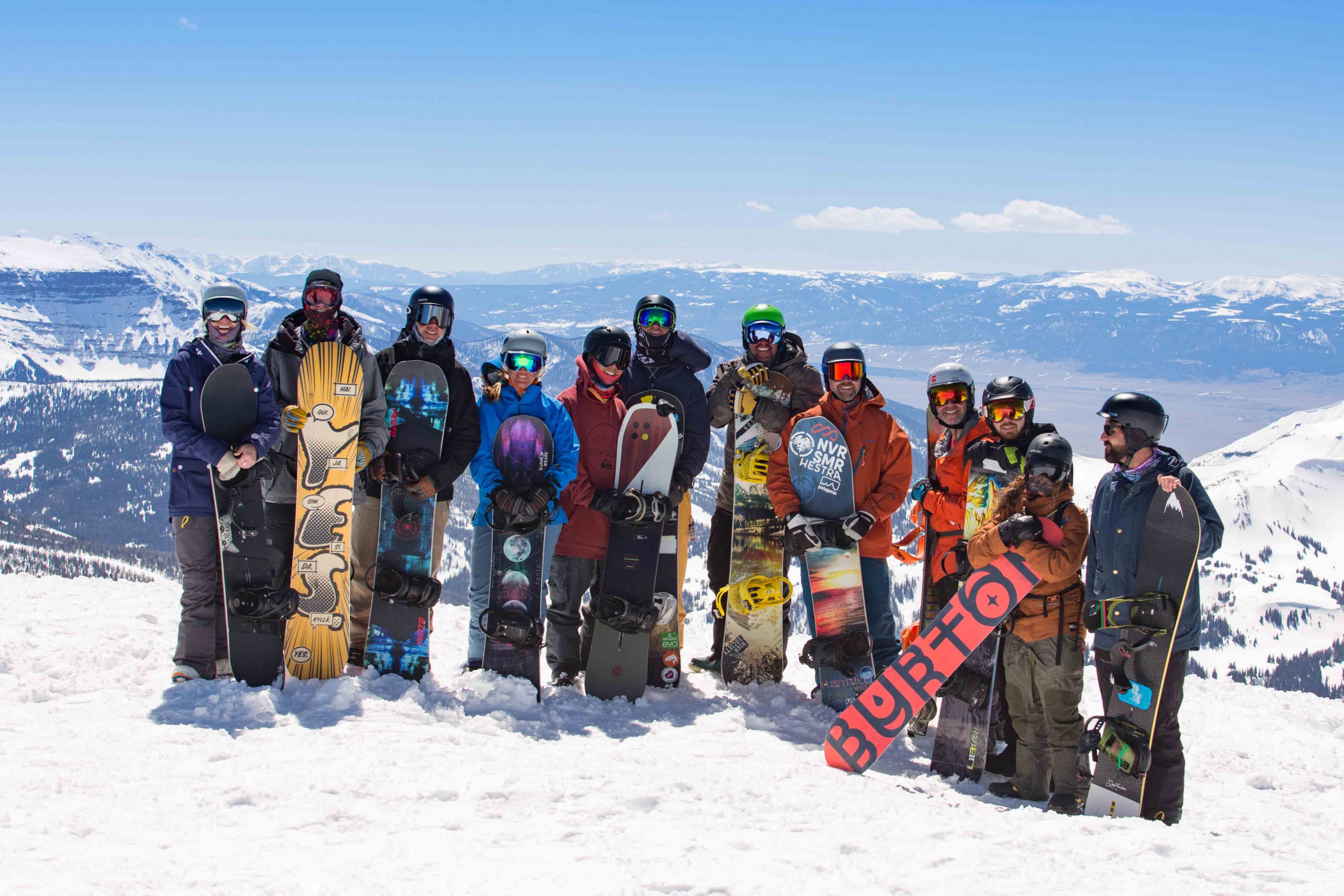 Snowboarders at Rider Rally 2019