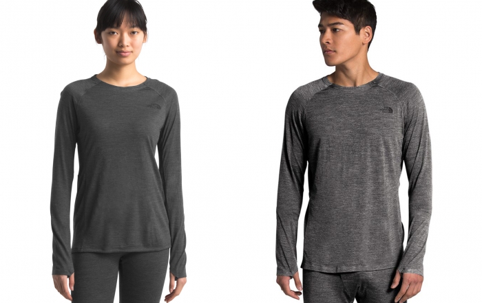 The North Face baselayers for men and women