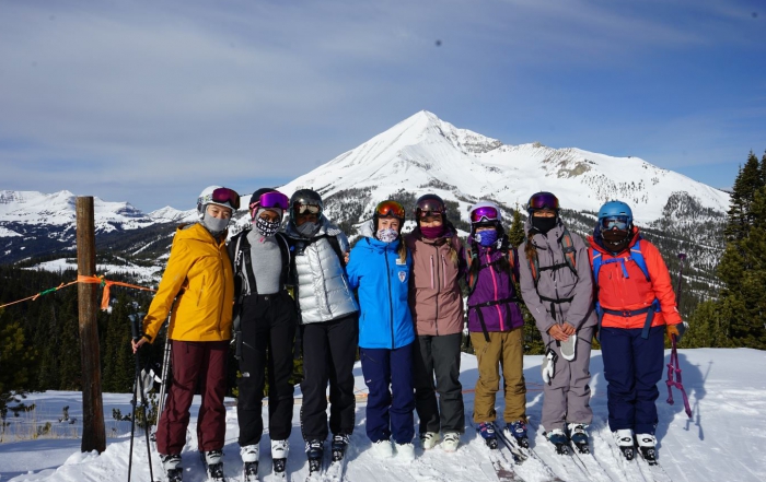 Women of Winter group at Big Sky Montana