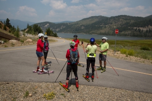 Rollerskiing Clinin on the Rocky Mountain Region of PSIA AASI 