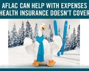 Aflac can help with expenses health insurance doesn't cover