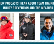 New First Chair Podcasts featuring Head Coach of the PSIA-AASI National Team, Sue Kramer and MEteorolgoist Andy Stein