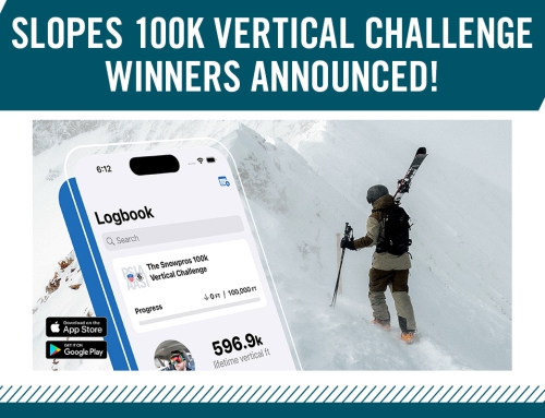 Slopes 100k Vertical Challenge Winners Announced!