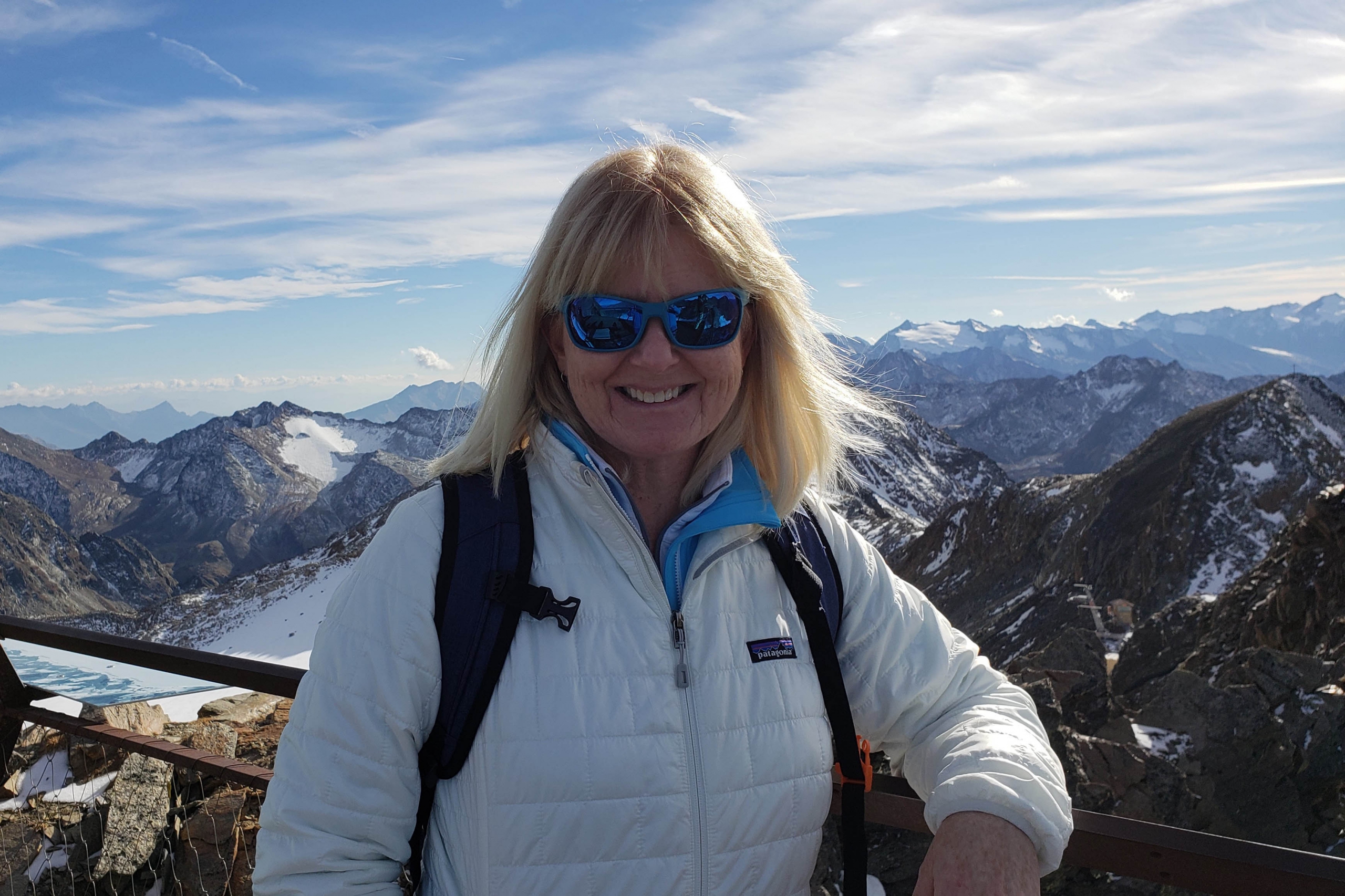 Ski instructor Kathy Brennan