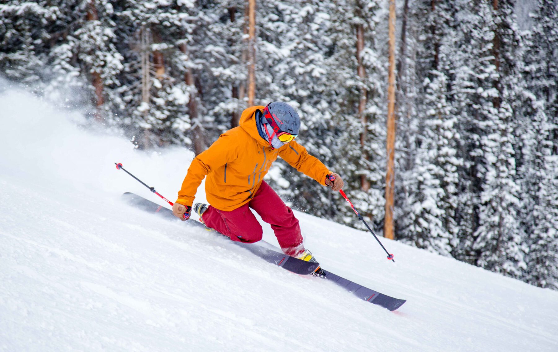 PSIA-AASI Telemark Team Coach Greg Dixon tele-skis