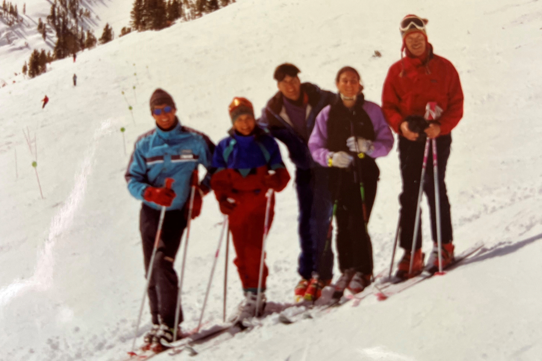 Retro Ski Photo