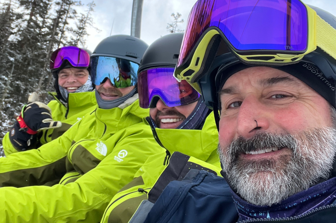 chairlift selfie.