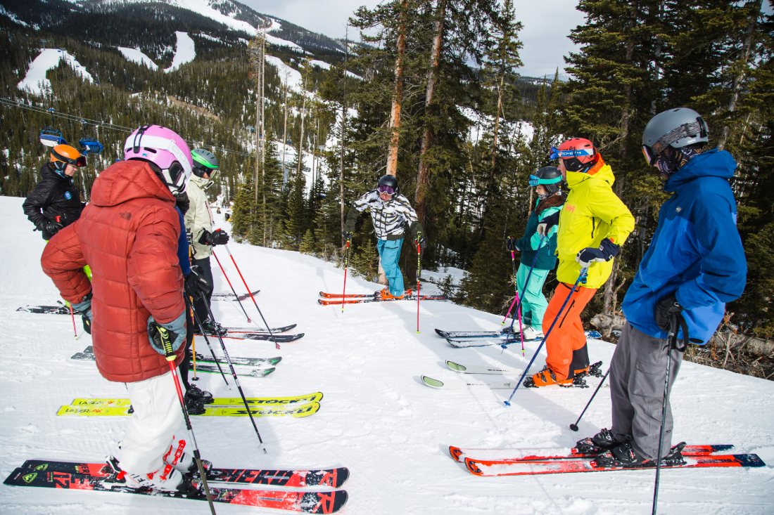 Ski clinic lined up