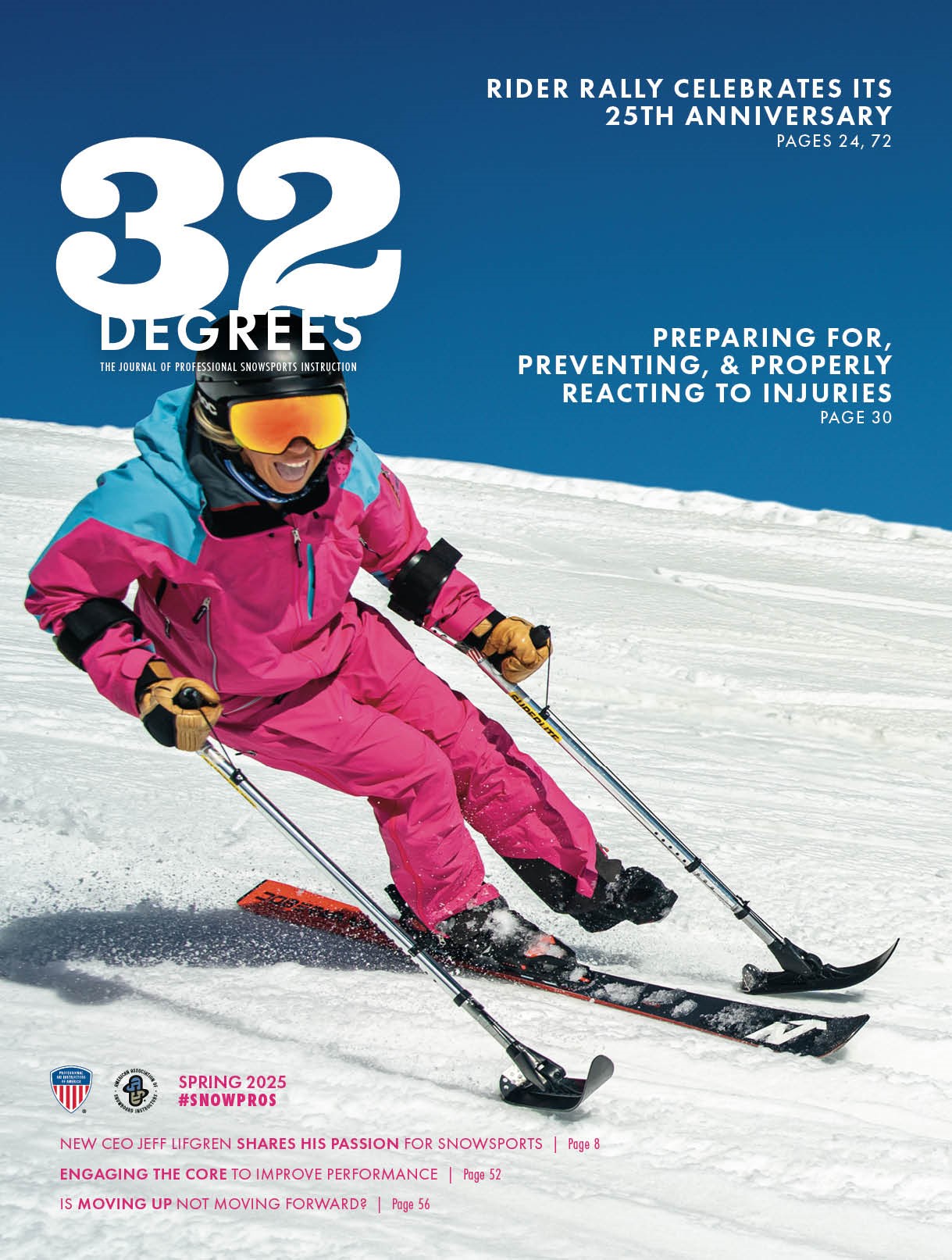 32 degrees magazine cover spring 2025